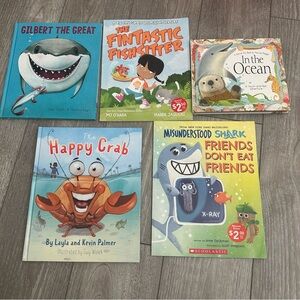 Children's Book Bundle - Ocean animals and fish!